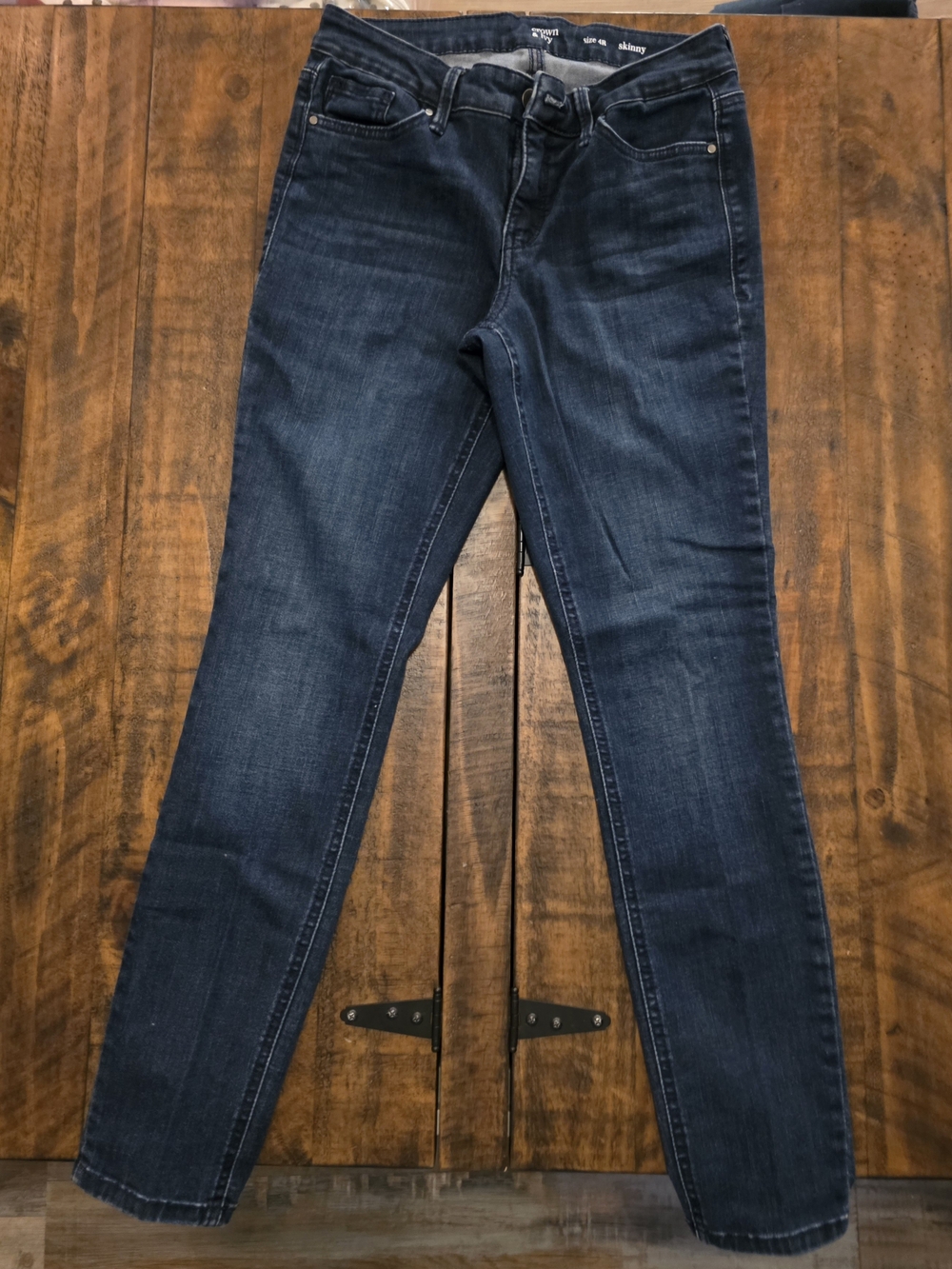 crown & ivy Dark Indigo Skinny Jeans